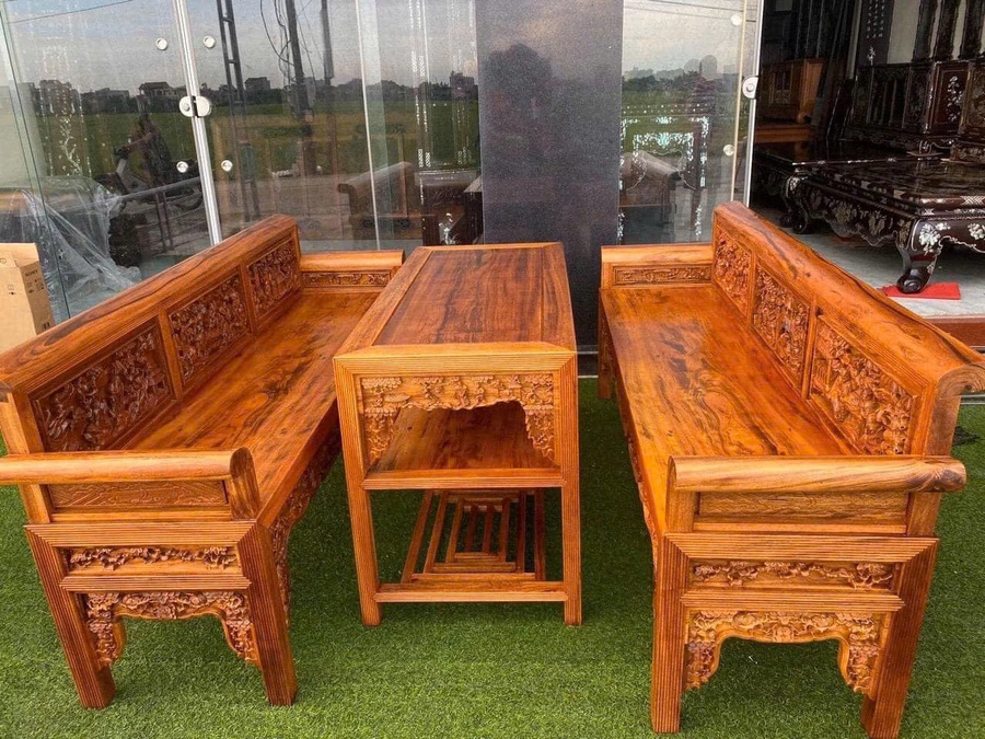 Trường kỷ gỗ gõ