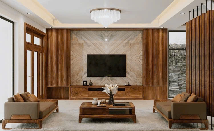 Sofa nguyên khối phong cách tối giản