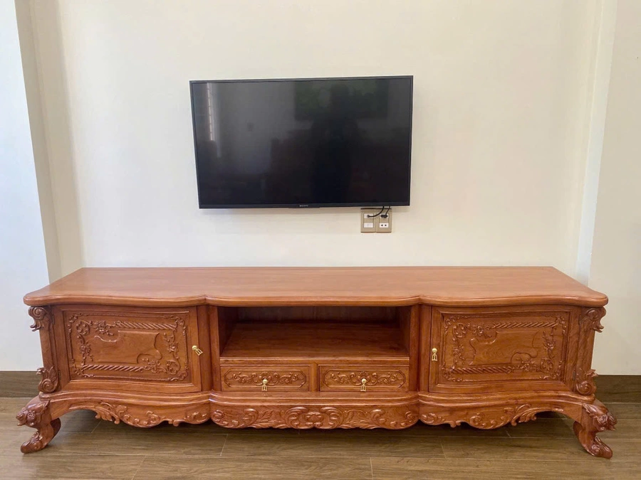 Kệ tivi gỗ hương đá 