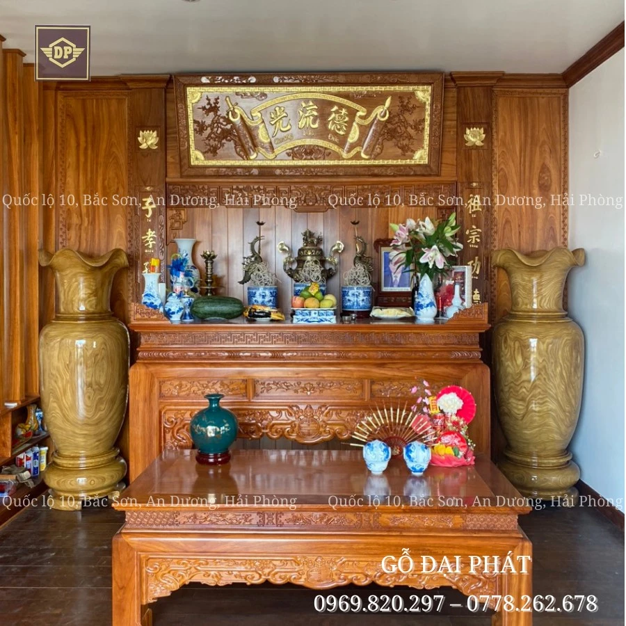 Nội thất phòng thờ - Tạo dựng không gian linh thiêng