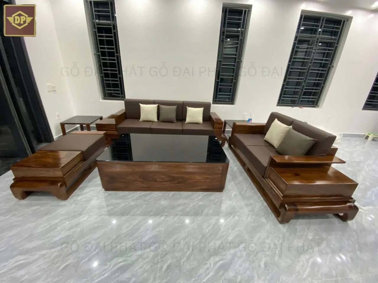 Sofa gỗ đẹp – Kết hợp hoàn hảo giữa sang trọng và tiện nghi