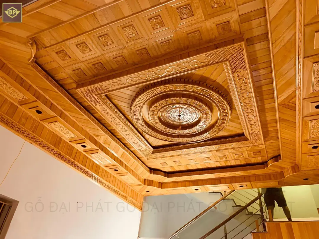 Top mẫu trần gỗ tự nhiên được ưa chuộng nhất hiện nay