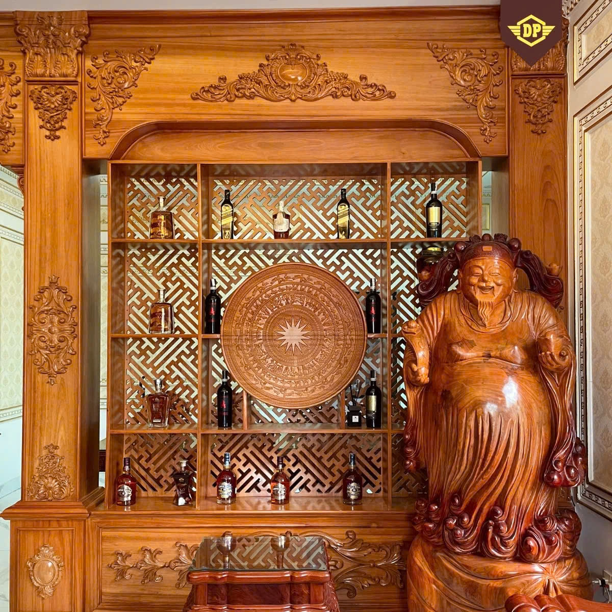 Vách kệ gỗ tự nhiên – giải pháp phân chia không gian tinh tế