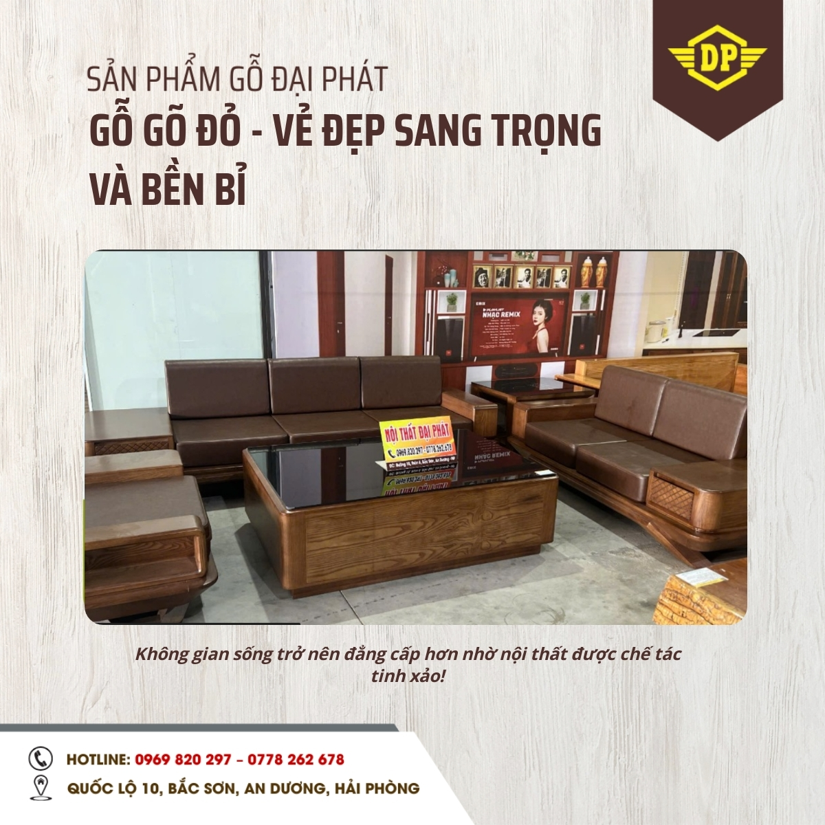 Nội thất gỗ gõ đỏ - Vẻ đẹp sang trọng và giá trị vượt thời gian