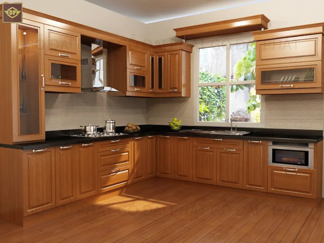 Mẫu tủ bếp gỗ đẹp – Giải pháp tối ưu cho căn bếp tiện nghi